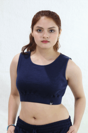 Top Deportivo Azul Marino