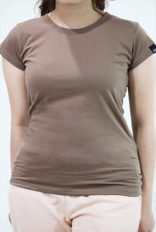 Camiseta Básica Café - Imagen 2