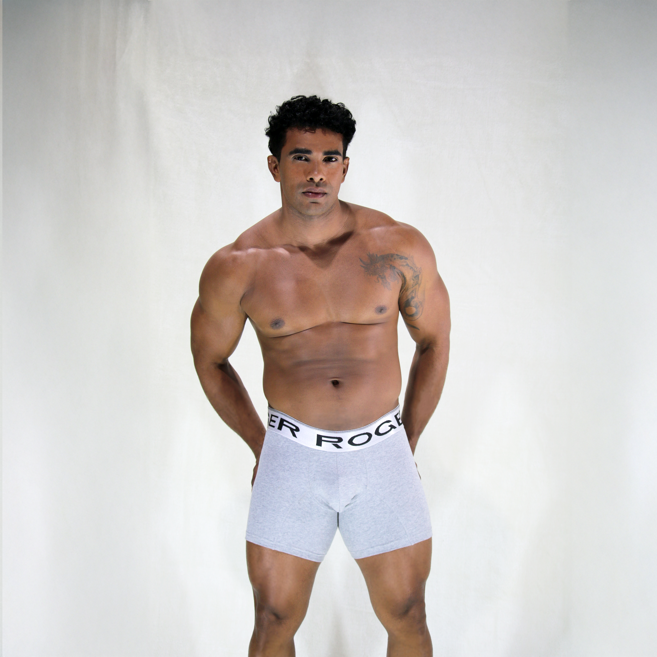 Boxer Gris Masculino