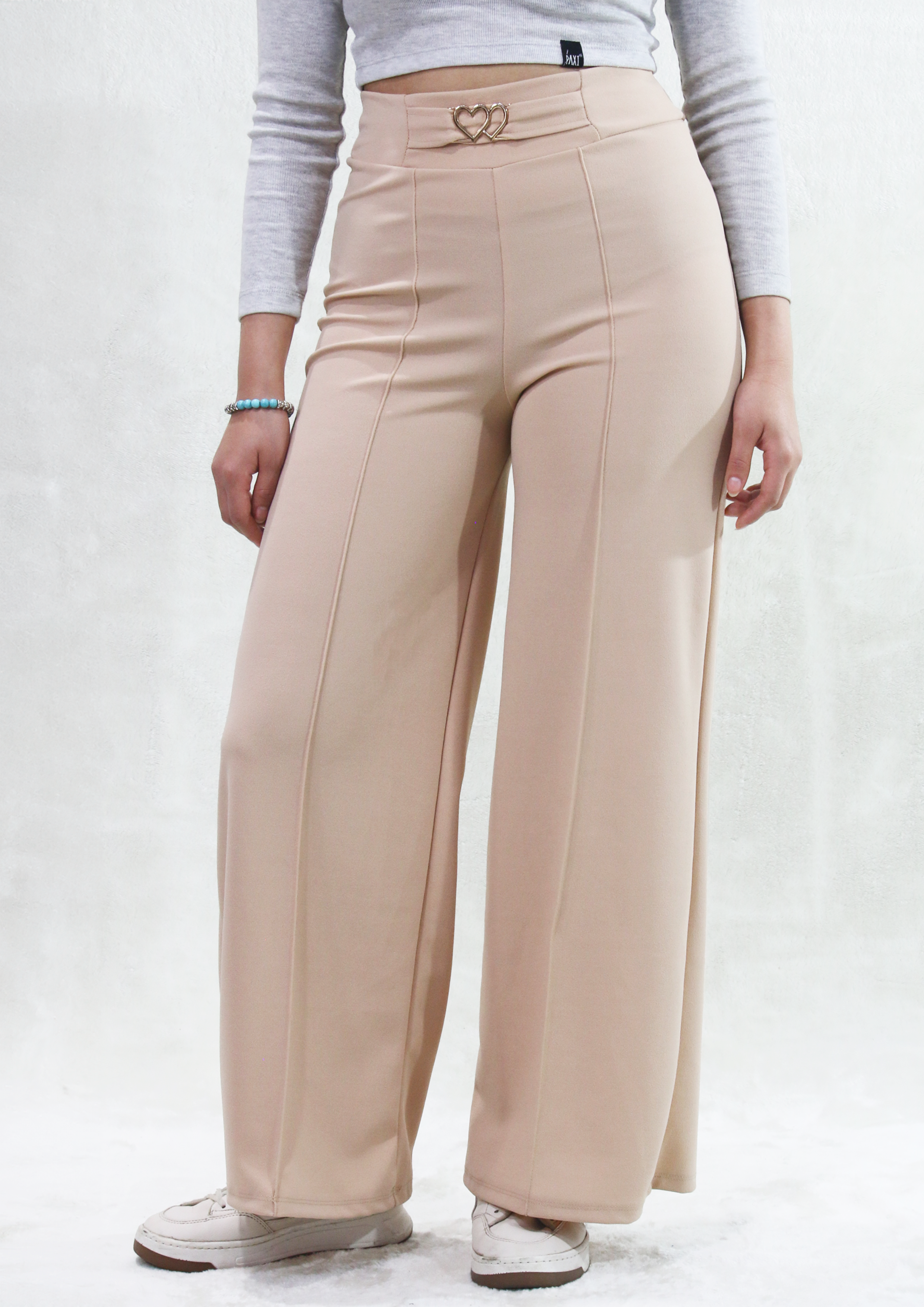 Pantalón Palazzo Beige